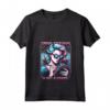 Donna HapTiger Maglietta con Collo a V - Collezione Cross Stitching per Ricamatori - Ideale per Artisti Creativi