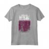 HapTiger - Bandiera Paese Qatar Maglietta Souvenir - Stile Grunge per Turisti e Collezionisti