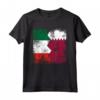 Radici del Qatar | Mezza bandiera italiana | Italia Qatar Kids Vintage Maglietta - Ideale per Regalo Patriottico