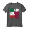 Radici del Qatar | Mezza bandiera italiana | Italia Qatar Kids Vintage Maglietta - Ideale per Regalo Patriottico