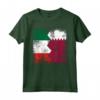 Radici del Qatar | Mezza bandiera italiana | Italia Qatar Kids Vintage Maglietta - Ideale per Regalo Patriottico