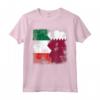 Radici del Qatar | Mezza bandiera italiana | Italia Qatar Kids Vintage Maglietta - Ideale per Regalo Patriottico