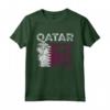 Bandiera del Qatar Distressed - Maglietta Uomo Donna Bambini - Regalo Patriotico Compleanno o Natale