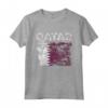Bandiera del Qatar Distressed - Maglietta Uomo Donna Bambini - Regalo Patriotico Compleanno o Natale