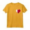 Qatar Bandiera Cuore Qatar - Maglietta Design Stato Patriottico del Qatar - Regalo di Compleanno per Mostrare Amore e Sostegno