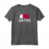Qatar Maglietta - T-shirt Leggera con Taglio Classico per Mostrare il Tuo Supporto Nazionale