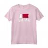 Qatar Maglietta - T-shirt Leggera con Taglio Classico per Mostrare il Tuo Supporto Nazionale