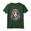 Qatar Flag Lion Love Maglietta - Perfect Gift for Qatar Pride - Unique Design for National Day Celebrations