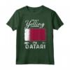 Non sto urlando Sono Qatar - Qatar Maglietta Bandiera del Qatar - Ideale per Compleanno, Halloween, Natale, Capodanno
