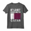 Qatar Flag Souvenir - Se perso mandami in Qatar Maglietta - Ideale come regalo o souvenir per gli amanti del Qatar