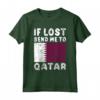 Qatar Flag Souvenir - Se perso mandami in Qatar Maglietta - Ideale come regalo o souvenir per gli amanti del Qatar