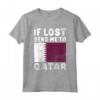 Qatar Flag Souvenir - Se perso mandami in Qatar Maglietta - Ideale come regalo o souvenir per gli amanti del Qatar