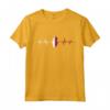 Heartbeat Design Qatar Bandiera Qatar Maglietta - Ideale come Regalo per i Fan del Qatar
