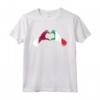 Bandiera del Qatar Italia - Cuore Italiano del Qatar Maglietta - Regalo Mix Heritage per Appassionati della Cultura Italiana e Qatariota