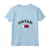 Donna Bandiera del Qatar - Orgoglioso Qatar Maglietta con Collo a V - Ideale per Mostrare Amore e Orgoglio per il Qatar