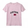 Donna Bandiera del Qatar - Orgoglioso Qatar Maglietta con Collo a V - Ideale per Mostrare Amore e Orgoglio per il Qatar
