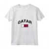Donna Bandiera del Qatar - Orgoglioso Qatar Maglietta con Collo a V - Ideale per Mostrare Amore e Orgoglio per il Qatar