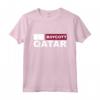 Boicottare Qatar - HapTiger Maglietta Leggera per Esprimere Solidarietà ai Diritti Umani