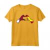 Bandiera del Qatar Spagna - Cuore Spagnolo del Qatar Maglietta - Regalo Ideale per Coloro Che Amano entrambi i Paesi