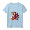 Donna Dabbing Unicorn Qatar - Bandiera del Qatar Maglietta con Collo a V - Design Basket Orgoglio per Tifosi e Giocatori