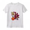 Donna Dabbing Unicorn Qatar - Bandiera del Qatar Maglietta con Collo a V - Design Basket Orgoglio per Tifosi e Giocatori