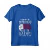 Qatar Bandiera Origine - Sono Qatar Maglietta con Collo a V - Design I Am Not A Superhero - Ideale per Qatar Orgoglioso con Radici