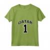 Qatar One Orgoglioso - Maglietta con Collo a V per Mostrare Amore per il Qatar - Acquista Maglietta Sportiva Online