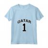 Qatar One Orgoglioso - Maglietta con Collo a V per Mostrare Amore per il Qatar - Acquista Maglietta Sportiva Online