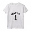 Qatar One Orgoglioso - Maglietta con Collo a V per Mostrare Amore per il Qatar - Acquista Maglietta Sportiva Online
