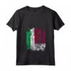 QATAR ITALIA Bandiera Amicizia T-shirt - Leggera con Collo a V e Orlo Inferiore - Ideale per Mostrare il Supporto