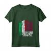 QATAR ITALIA Bandiera Amicizia T-shirt - Leggera con Collo a V e Orlo Inferiore - Ideale per Mostrare il Supporto