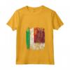 QATAR ITALIA Bandiera Amicizia T-shirt - Leggera con Collo a V e Orlo Inferiore - Ideale per Mostrare il Supporto