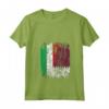 QATAR ITALIA Bandiera Amicizia T-shirt - Leggera con Collo a V e Orlo Inferiore - Ideale per Mostrare il Supporto