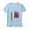 QATAR ITALIA Bandiera Amicizia T-shirt - Leggera con Collo a V e Orlo Inferiore - Ideale per Mostrare il Supporto