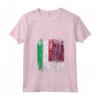 QATAR ITALIA Bandiera Amicizia T-shirt - Leggera con Collo a V e Orlo Inferiore - Ideale per Mostrare il Supporto