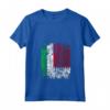 QATAR ITALIA Bandiera Amicizia T-shirt - Leggera con Collo a V e Orlo Inferiore - Ideale per Mostrare il Supporto