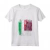 QATAR ITALIA Bandiera Amicizia T-shirt - Leggera con Collo a V e Orlo Inferiore - Ideale per Mostrare il Supporto