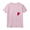 Donna Qatar Bandiera Cuore Qatar - Maglietta con Collo a V per Mostrare Amore e Sostegno al Paese - Ideale per Regali Patriottici