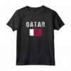 Qatar Bandiera - Qatar Maglietta Leggera con Taglio Classico - Ideale per Mostrare il tuo Orgoglio Qatariano
