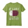 Souvenir della Bandiera del Qatar - Se Perso Mandami in Qatar Maglietta - Ideale per Amanti del Paese con Radici Qatar