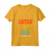 Qatar Family Trip Vacanza Maglietta con Collo a V - Making Memories Together Design Retro - Souvenir Vacay per Famiglie