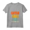 Qatar Family Trip Vacanza Maglietta con Collo a V - Making Memories Together Design Retro - Souvenir Vacay per Famiglie