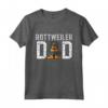 Rottie Dog Dad Ever - Funny Rottweiler Love-r Maglietta per Uomo - Ideale per Compleanno o Natale