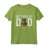 Rottie Dog Dad Ever - Funny Rottweiler Love-r Maglietta per Uomo - Ideale per Compleanno o Natale