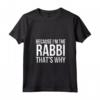 Questo è il mio costume da rabbino, piuttosto ebreo - Happy Maglietta con Collo a V per Purim e Festività Ebraiche - Regalo Divertente per la Famiglia