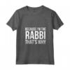 Questo è il mio costume da rabbino, piuttosto ebreo - Happy Maglietta con Collo a V per Purim e Festività Ebraiche - Regalo Divertente per la Famiglia