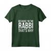 Questo è il mio costume da rabbino, piuttosto ebreo - Happy Maglietta con Collo a V per Purim e Festività Ebraiche - Regalo Divertente per la Famiglia