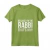 Questo è il mio costume da rabbino, piuttosto ebreo - Happy Maglietta con Collo a V per Purim e Festività Ebraiche - Regalo Divertente per la Famiglia