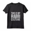 Questo è il mio Costume da Rabbino - Maglietta Ebraica Umoristica con Collo a V - Ideale per Regalo di Feste Ebraiche