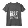 Questo è il mio Costume da Rabbino - Maglietta Ebraica Umoristica con Collo a V - Ideale per Regalo di Feste Ebraiche